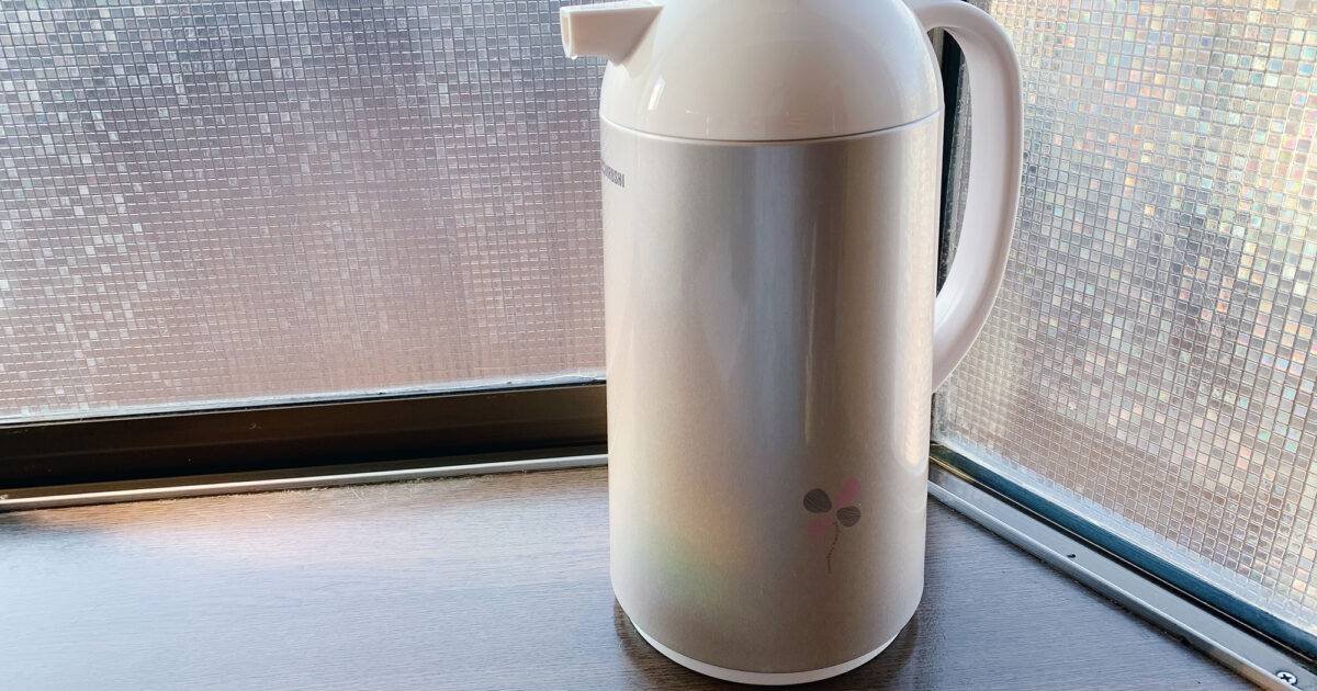 象印マホービン(ZOJIRUSHI) ガラス 魔法瓶 卓上 ポット 保温 保冷 ピンク AG-LB10-PA